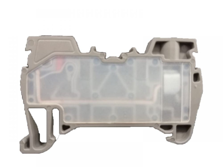 ONKA 2.5mm2 Hybrid Screw / Spring Rail Connection Terminal on DIN Rail 2-Wire Gray, 1040002