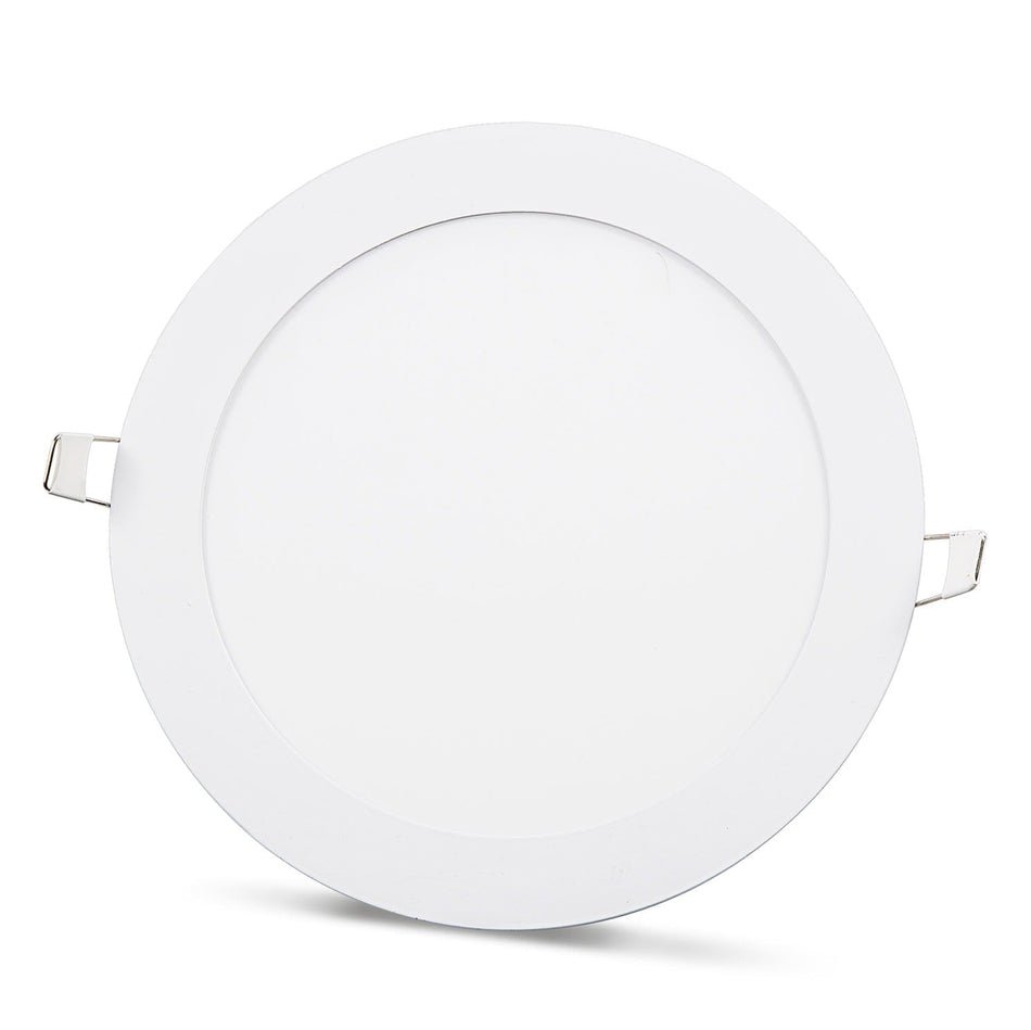 2 pcs SLIM LED panel cool white /6500K 15W / 1350Lm round built-in (power adapter included) 6500K YL10-1500