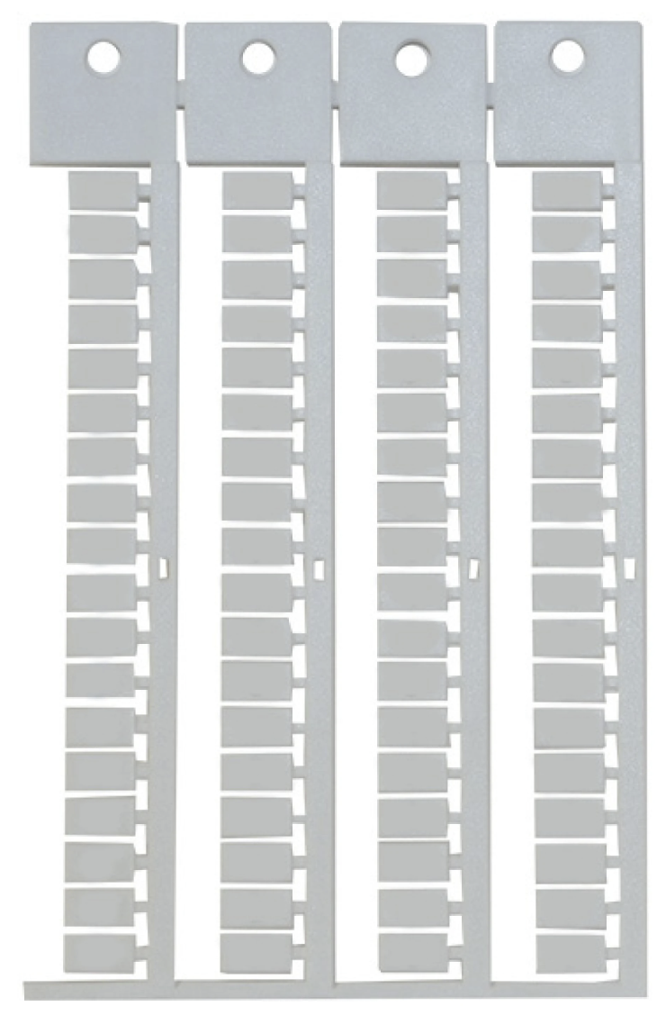 OD10-6P Label for terminal marking (without print), for all terminal blocks, 1060195, Onka