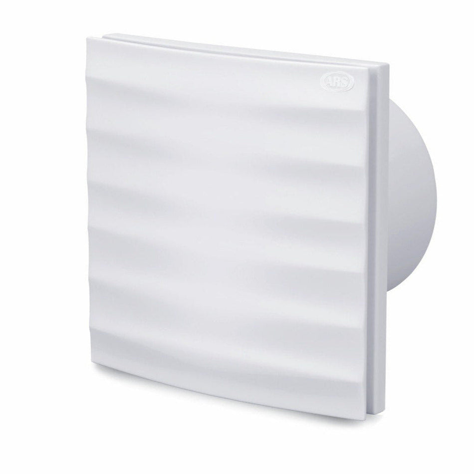 Alize ARS - white wall-mounted axial bathroom / toilet fan white with grille silent 120mm, 180 m3/h, 348563