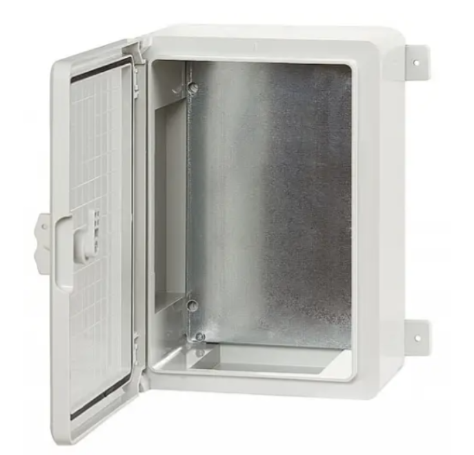 Plastic cabinet gray doors 250x350x150mm IP65 PP3002 (P-BOX 2535)