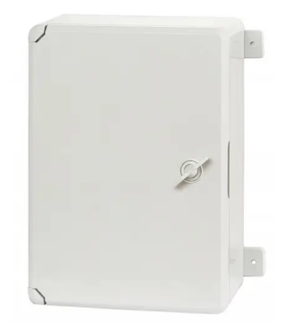 Plastic cabinet gray doors 200x300x130mm IP65 PP3001 (P-BOX 2030)