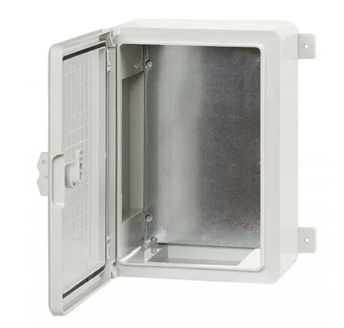 Plastic cabinet gray doors 200x300x130mm IP65 PP3001 (P-BOX 2030)